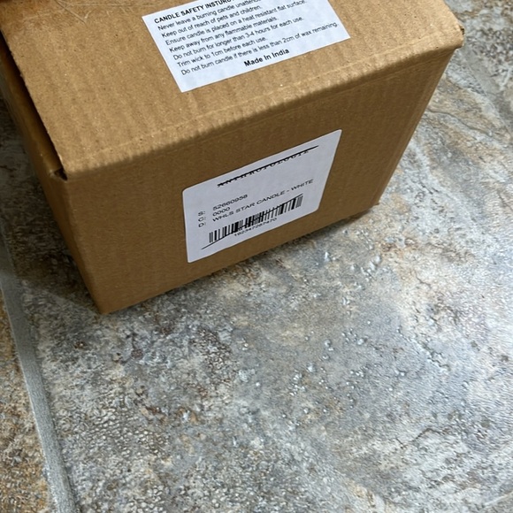 Anthropologie Home White Balsam Star Candle NIB - Picture 14 of 16